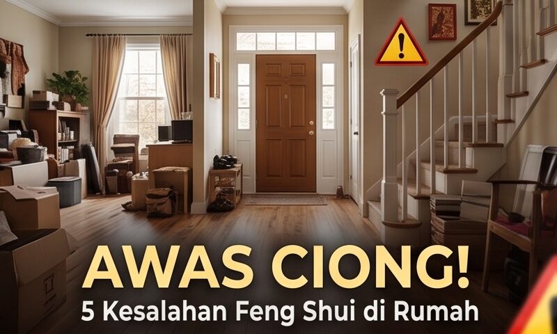 5 Kesalahan Feng Shui di Rumah yang Bisa Menghambat Aliran Rezeki