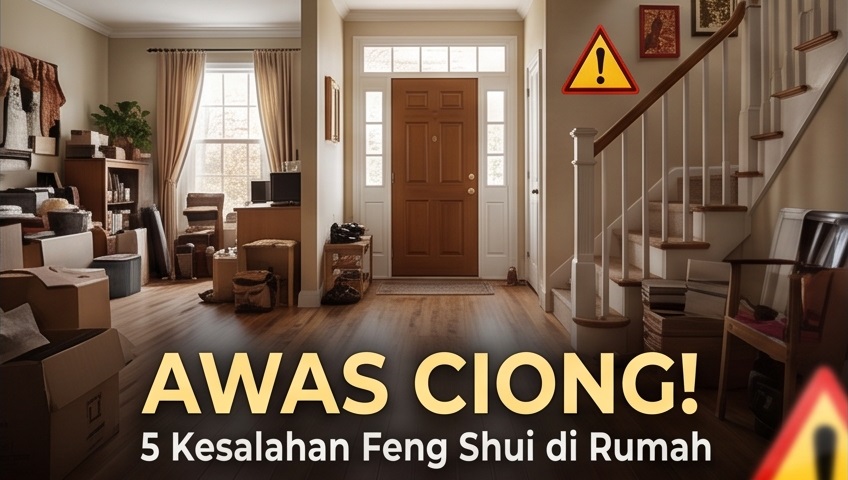 5 Kesalahan Feng Shui di Rumah yang Bisa Menghambat Aliran Rezeki